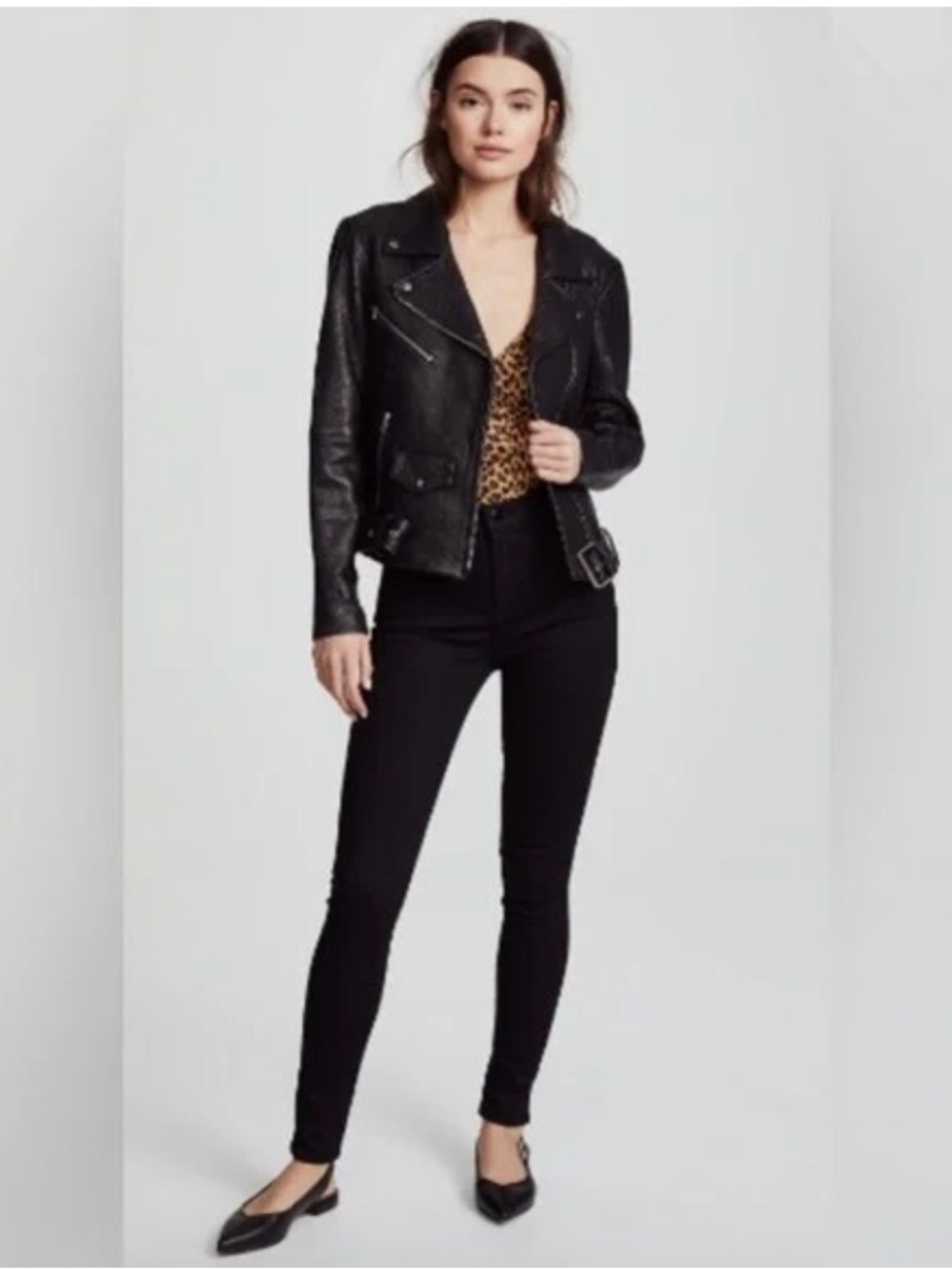 J Brand Maria Vanity Black High Rise Skinny Jeans Sz 24 - Picture 10 of 11